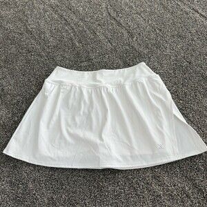 Free Spirit Skort Womens Size M White Athletic Tennis Golf Built-In Shorts
